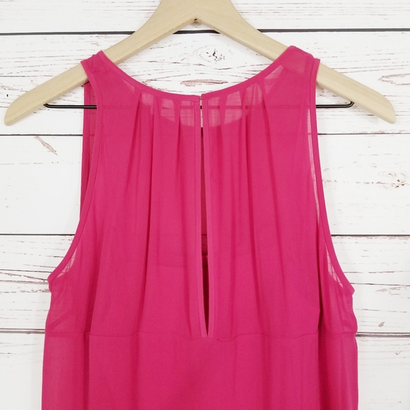 Aritzia | Wilfred | Sonnet Silk Dress in Punch - Picture 4 of 5